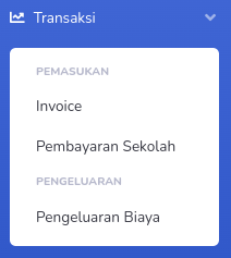 Menu transaksi